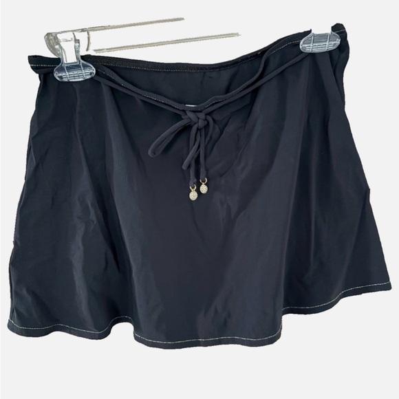 Women's Karla Colletto Black Bottom Cover-up - Size S - Picture 3 of 5